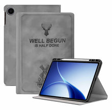 Load image into Gallery viewer, ProElite Case Cover for Oppo Pad 5 12.1 inch Case, Deer Flip case Cover for Oppo Pad 5 12.1 inch Case with Pen Holder [Auto Sleep Wake Feature], Grey
