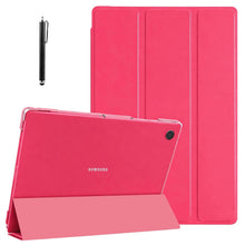 Load image into Gallery viewer, ProElite Cover for Samsung Galaxy Tab A11 Plus 11 inch Case Cover, Smart Flip Case Cover for Samsung Galaxy Tab A11+ 11 inch Translucent Back with Stylus Pen, Hot Pink
