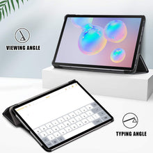 Load image into Gallery viewer, ProElite Case Cover for Galaxy Tab S6 Lite 10.4 inch Cover, Smart Flip case for Samsung Galaxy Tab S6 Lite 10.4 Inch 2024 SM-P610/P615 with S Pen Holder Supports S Pen Magnetic Attachment, Mint Green
