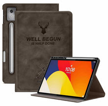 Load image into Gallery viewer, ProElite Cover for Moto Pad 60 Pro 12.7 inch 2025 Case Cover, Deer Smart Flip Case Cover for Moto Pad 60 Pro 12.7 inch 2025 Tablet with Pen Holder, Coffee
