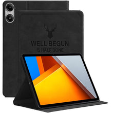 Load image into Gallery viewer, ProElite Case Cover for Poco Pad 12.1 inch Case, Deer Flip case Cover for Poco Pad 12.1 inch Tablet [Auto Sleep Wake Feature], Black
