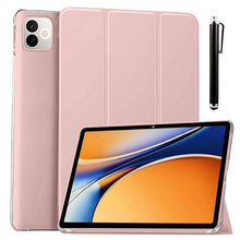 Load image into Gallery viewer, ProElite Case Cover for Realme Pad 3 11.6 inch 2026 Cover, Smart Flip Case Cover for Realme Pad 3 11.6 inch 2026 Translucent Back with Stylus Pen, Rose Gold
