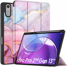 Load image into Gallery viewer, ProElite Cover for Lenovo Idea tab Pro 2nd Gen 13 inch 2026 case cover [with Pen Holder], Soft Flexible Flip Case Cover for Idea tab Pro 2nd Gen 13 inch 2026 [Recoil Series] - Marble Pink
