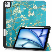 Load image into Gallery viewer, ProElite Case Cover for Apple iPad Air 13 M4/M3/M2 2026/2025/2024 &amp; Pro 12.9 inch Cover, Pencil Case for iPad Air 13 M4/M3/M2 &amp; Pro 12.9 with Pencil Holder [Soft Flexible Case] Recoil Series - Flowers

