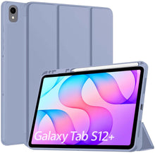 Load image into Gallery viewer, ProElite Cover for Samsung Galaxy Tab S12 Plus 12.6 inch 2026 case, Soft Flexible Flip Case Cover with S Pen Holder for Galaxy Tab S12 Plus 12.6 inch 2026 [Recoil Series] - Lavender

