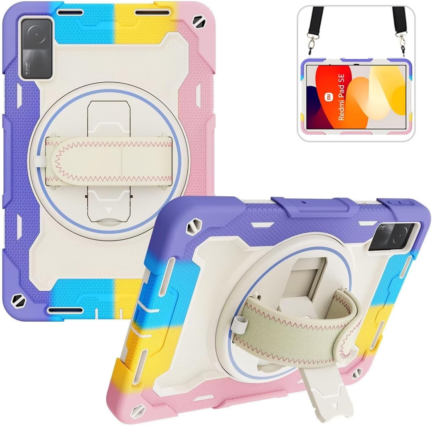 ProElite for Redmi Pad SE case, Rugged 3 Layer Armor case