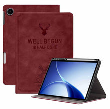 Load image into Gallery viewer, ProElite Case Cover for Oppo Pad 5 12.1 inch Case, Deer Flip case Cover for Oppo Pad 5 12.1 inch Case with Pen Holder [Auto Sleep Wake Feature], Wine Red
