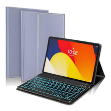 Load image into Gallery viewer, ProElite Keyboard Case Cover for Moto Pad 60 Pro 12.7 inch 2025 Magnetic Detachable Wireless Bluetooth Keyboard for Moto Pad 60 Pro 12.7 inch 2025 with Built-in 7-Colors Backlit, Lavender
