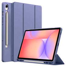 Load image into Gallery viewer, ProElite Cover for Samsung Galaxy Tab S10 Lite 10.9&quot;/ Tab S9 FE 10.9 inch/Tab S10 FE/Tab S9 11 inch Cover, Soft Flexible Flip Case Cover with S Pen Holder, Auto Sleep Wake, [Recoil Series] - Lavender
