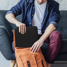 Load image into Gallery viewer, ProElite Polyester Sleeve Case Cover 13&quot; to 14&quot; for MacBook Air/Pro Retina, 13-13.3 inch Notebook,Compatible with MacBook Pro 14 inch 2021 2022 M1 Pro/Max A2442, iPad Pro 12.9/Galaxy S8/S9 Ultra 14.6, Black
