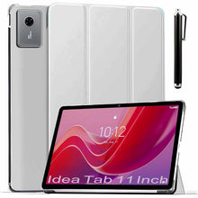 Load image into Gallery viewer, ProElite Case Cover for Lenovo idea Tab 11 inch Cover, Smart Flip Case Lenovo idea Tab 11 inch 2025 Tablet Translucent Back with Stylus Pen, Grey
