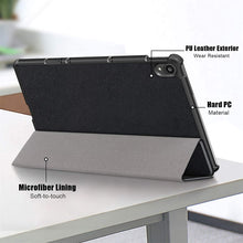 Load image into Gallery viewer, ProElite Smart Flip Case cover for Lenovo Tab P11/P11 Plus 11 inch TB-J606F/J606X, Black
