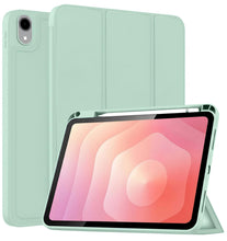 Load image into Gallery viewer, ProElite Cover for Samsung Galaxy Tab S11 11 inch case Cover, Soft Flexible Flip Case Cover for Samsung Galaxy Tab S11 11 inch with Pen Holder [Recoil Series] - Mint Green
