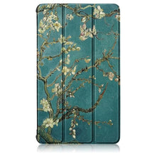 Load image into Gallery viewer, ProElite Case Cover for Nokia Tab T10 8 inch Case, Smart Trifold Flip case Cover for Nokia Tab T10 8 inch Tablet, Flowers
