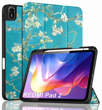 Load image into Gallery viewer, ProElite Cover for Xiaomi Redmi Pad 2 11 inch Case, Soft Flexible Flip Case Cover for Xiaomi Redmi Pad 2 11 inch with Pen Holder, Support Auto Sleep Wake, [Recoil Series] - Flowers
