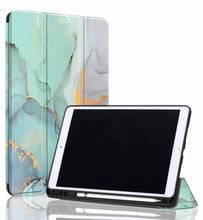 Load image into Gallery viewer, ProElite Cover for Apple iPad Air 3 10.5 inch Case Cover, Smart Flip Case Cover for Apple iPad Air 3/Pro 10.5" with Pencil Holder and Flexible Back, Marble Green
