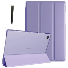 Load image into Gallery viewer, ProElite Cover for Samsung Galaxy Tab A9 Plus 11 inch Case Cover, Smart Flip Case Cover for Samsung Galaxy Tab A9+ 11 inch Translucent Back with Stylus Pen, Lavender
