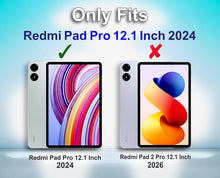 Load image into Gallery viewer, ProElite Case Cover for Redmi Pad Pro 12.1 inch Cover, Transparent Flip Case for Redmi Pad Pro 12.1 inch [Supports Auto Sleep Wake Function], Marble Pink
