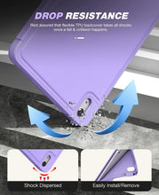 Load image into Gallery viewer, ProElite Pencil Case for iPad Air 5th/4th 2020 10.9 Inch [Auto Sleep/Wake Cover] [Pencil Holder] [Soft Flexible Case] Recoil Series - Lavender
