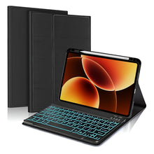 Load image into Gallery viewer, ProElite Keyboard case for Xiaomi Mi Pad 8/8 Pro 11.2 inch, Magnetic Detachable Wireless Bluetooth Keyboard Mi Pad 8/8 Pro 11.2 inch with Pen Holder Built-in 7-Colors Backlit, Black
