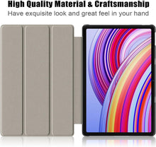 Load image into Gallery viewer, ProElite Case Cover for Redmi Pad Pro 12.1 inch Cover, Slim Trifold Flip case cover for Redmi Pad Pro 12.1 inch Tablet [Auto Sleep Wake Feature], Grey
