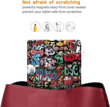 Load image into Gallery viewer, ProElite Cover for Samsung Galaxy Tab S9 FE Plus/S9 Plus/S10+ 12.4 inch Case, Smart Flip Case Cover for Samsung Galaxy Tab S9 FE+/S9 Plus/S10+ 12.4 inch with S Pen Holder, Hippy [Transparent Back]
