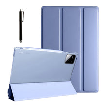 Load image into Gallery viewer, ProElite Cover for Xiaomi Mi Pad 8/8 Pro/Mi Pad 7/7 Pro 11.2 inch Cover, Flip Case Cover with Transparent Back &amp; Stylus Pen [Auto Sleep Wake Support], Lavender

