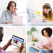 Load image into Gallery viewer, ProElite Smart Case for iPad (A16) 11th/10th Generation (2025/2022) [Auto Sleep/Wake Cover] [Left Side Pencil Holder] [Soft Flexible Case] Recoil Series - Pink
