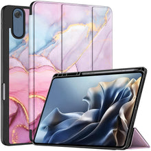 Load image into Gallery viewer, ProElite Cover for Motorola Pad 70 Pro 13 inch 2026 case [with Pen Holder], Soft Flexible Flip Case for Moto Pad 70 Pro 13 inch 2026 [Recoil Series] - Marble Pink
