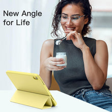 Load image into Gallery viewer, ProElite Smart Case for iPad (A16) 11th/10th Generation (2025/2022) [Auto Sleep/Wake Cover] [Left Side Pencil Holder] [Soft Flexible Case] Recoil Series - Yellow
