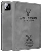 Load image into Gallery viewer, ProElite Cover for Xiaomi Mi Pad 8/8 Pro 11.2 inch Cover Case, Deer Flip Case for Xiaomi Mi Pad 8/8 Pro 11.2 inch, Support Auto Sleep Wake, Grey

