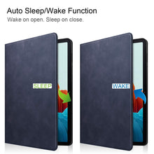 Load image into Gallery viewer, ProElite Smart Flip case Cover for Samsung Galaxy Tab S8 Plus/S7 Plus/S7 FE 12.4 Inch SM-SM-T970/T975/T976/X800/X806 with SPen Holder, Dark Blue
