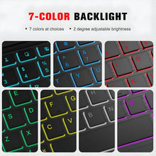 Load image into Gallery viewer, ProElite TouchPad Keyboard case for Moto Pad 60 Pro 12.7 inch 2025, Magnetic Detachable Wireless Bluetooth TouchPad Keyboard for Moto Pad 60 Pro 12.7" 2025 with Built-in 7-Colors Backlit, Dark Green
