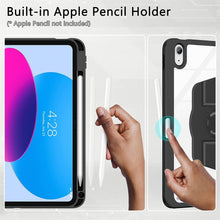 Load image into Gallery viewer, ProElite for Apple iPad (A16) 11th/10th Generation (2025/2022) case Cover, 360 Degree Rotatable Smart Flip Cover for Apple iPad 11th/10th Gen, Transparent Back with Pencil Holder, Dark Blue
