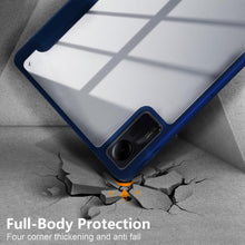 Load image into Gallery viewer, ProElite Case Cover for Redmi Pad SE 11 inch Cover, Transparent Flip Case for Redmi Pad SE 11 inch [Supports Auto Sleep Wake Function], Dark Blue
