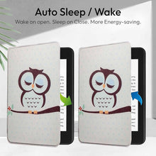 Load image into Gallery viewer, ProElite Cover Case for Kindle Paperwhite 12th Gen 7 inch Case, Slim Smart Flip case Cover for Amazon Kindle Paperwhite 12th Generation 7 inch 2024, Owl
