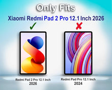 Load image into Gallery viewer, ProElite Case Cover for Xiaomi Redmi Pad 2 Pro 12.1 inch Case, Slim Trifold Flip case Cover for Xiaomi Redmi Pad 2 Pro 12.1 inch Tablet [Auto Sleep Wake Feature], Flowers
