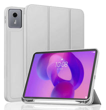 Load image into Gallery viewer, ProElite Cover for Lenovo idea Tab 11 inch 2025 case Cover, Soft Flexible Flip Case Cover for Lenovo idea Tab 11 inch 2025 with Pen Holder [Recoil Series] - Grey
