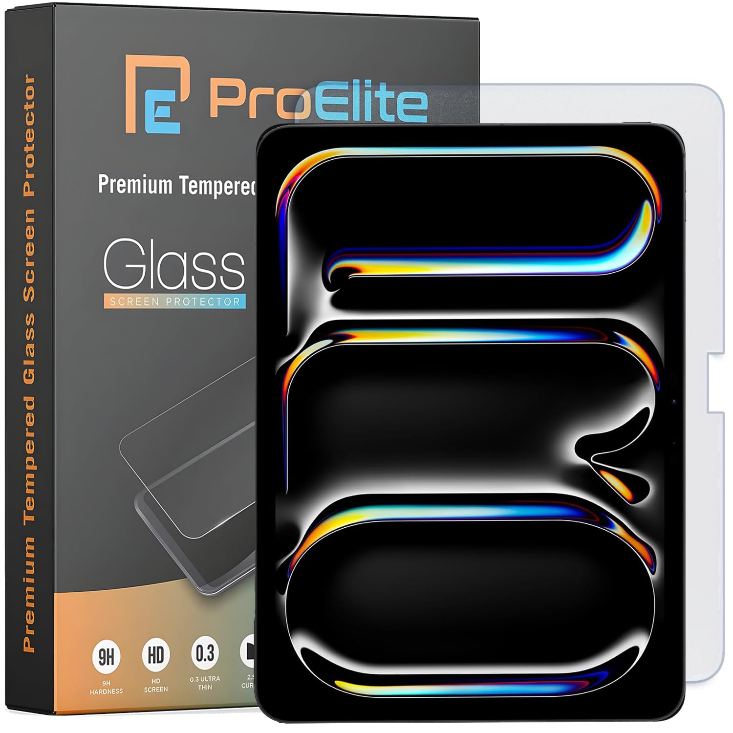 ProElite [1-Pack Matte Screen Protector for Apple iPad Pro 11 inch  2024/2025 M4/M5 5th/6th Gen, Premium Matte Tempered Glass Screen Protector  for