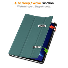 Load image into Gallery viewer, ProElite Case Cover for Oppo Pad 5 12.1 inch Case, Slim Trifold Flip case Cover for Oppo Pad 5 12.1 inch Tablet [Auto Sleep Wake Feature], Dark Green
