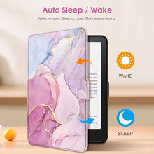 Load image into Gallery viewer, ProElite Cover Case for Kindle Paperwhite 12th Gen 7 inch Case, Slim Smart Flip case Cover for Amazon Kindle Paperwhite 12th Generation 7 inch 2024, Marble Pink
