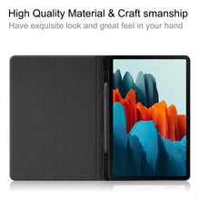 Load image into Gallery viewer, ProElite Cover for Samsung Galaxy Tab S9 FE+/S9 Plus/S10+ 12.4 inch Cover Case, Smart Flip case Cover for Samsung Galaxy Tab S9 FE Plus/S9 Plus/S10 Plus 12.4 inch with S Pen Holder, Grey
