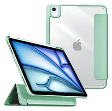 Load image into Gallery viewer, ProElite Case Cover for iPad Air 11 Inch M4/M3/M2 2026/2025/2024, Air 5th/4th Gen 10.9 Inch, Hybrid Detachable Magnetic Case Cover for Apple iPad Air with Pencil Holder, Mint Green [Transparent Back]
