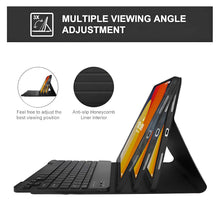 Load image into Gallery viewer, ProElite Keyboard Case Cover for Moto Pad 60 Pro 12.7 inch 2025 Magnetic Detachable Wireless Bluetooth Keyboard for Moto Pad 60 Pro 12.7 inch 2025 with Built-in 7-Colors Backlit, Dark Blue
