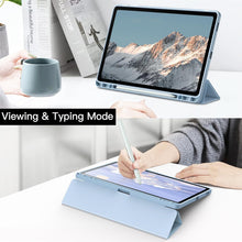 Load image into Gallery viewer, ProElite Cover for Samsung Galaxy Tab S9 FE 10.9/S10 FE 10.9 inch Cover Case, Smart Flip Case Cover for Samsung Galaxy Tab S10/S9 FE 10.9 inch with S Pen Holder, Purple Lilac [Transparent back]
