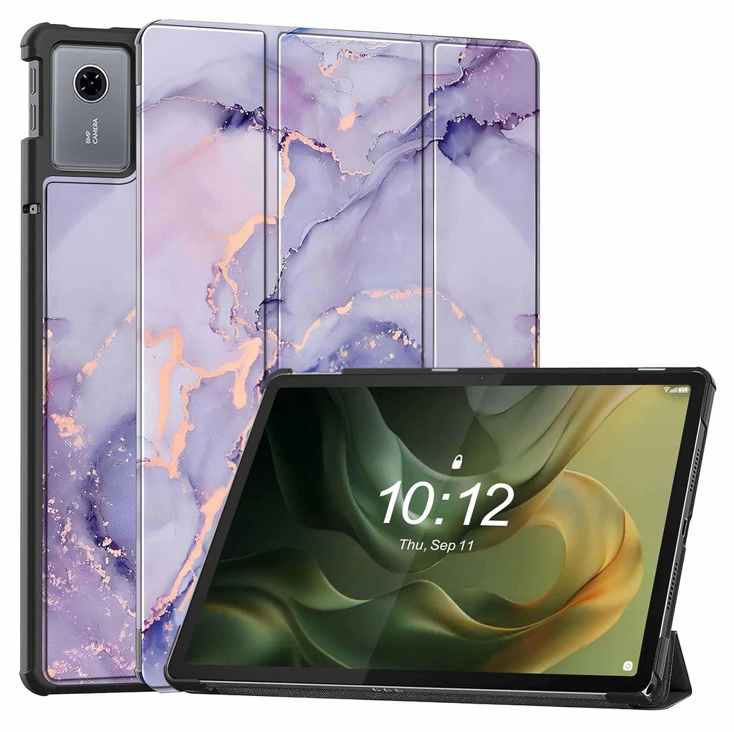 ProElite Cover for Motorola Pad 60 Neo 11 inch 2025 Case Cover, Sleek Smart Flip Case Cover for Motorola Pad 60 Neo 11 inch 2025 Tablet (Support Auto Sleep Wake), Marble Purple