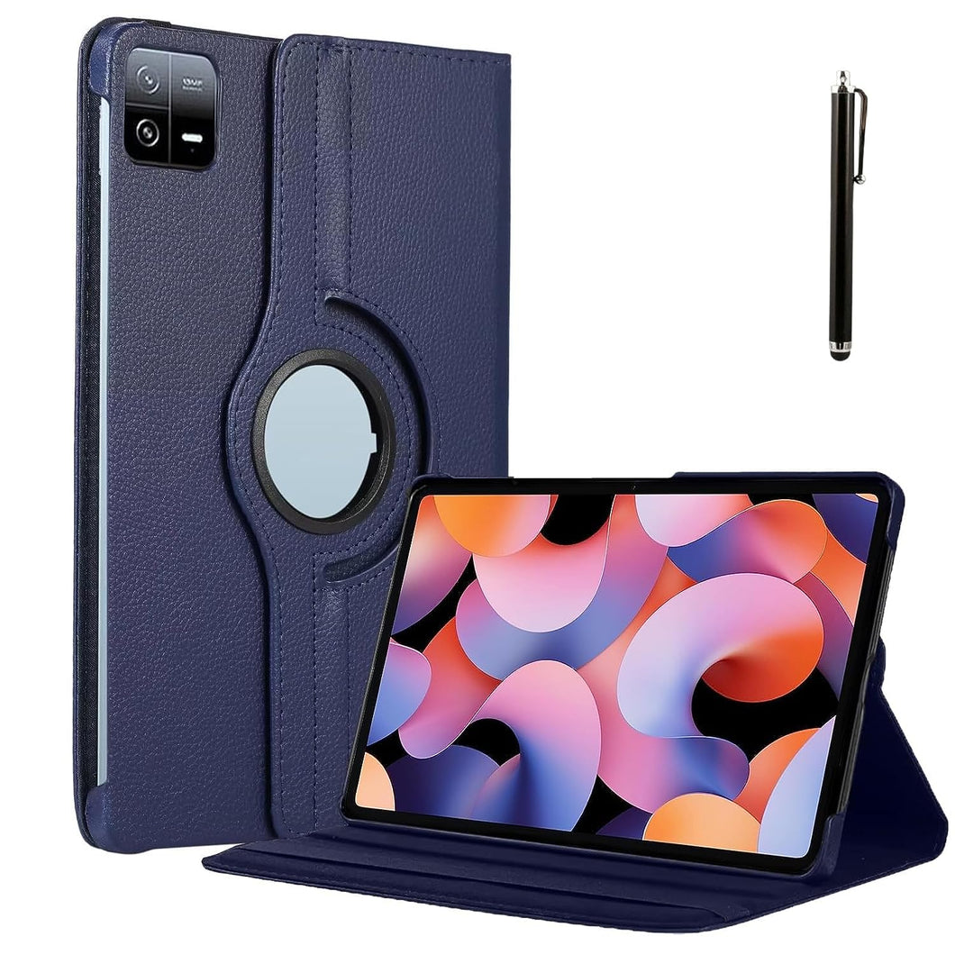 ProElite Cover for Xiaomi Mi Pad 6 Cover Case, 360 Rotatable Flip Case for Xiaomi Mi Pad 6 11 inch, Support Auto Sleep Wake, Dark Blue