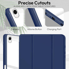 Load image into Gallery viewer, ProElite Cover for Samsung Galaxy Tab S11 11 inch, Smart Flip Case Cover for Samsung Galaxy Tab S11 11 inch with Pen Holder, Dark Blue [Transparent Back]
