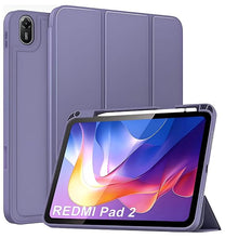 Load image into Gallery viewer, ProElite Cover for Xiaomi Redmi Pad 2 11 inch Case, Soft Flexible Flip Case Cover for Xiaomi Redmi Pad 2 11 inch with Pen Holder, Support Auto Sleep Wake, [Recoil Series] - Lavender
