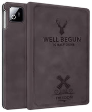 Load image into Gallery viewer, ProElite Cover for Xiaomi Mi Pad 8/8 Pro 11.2 inch Cover Case, Deer Flip Case for Xiaomi Mi Pad 8/8 Pro 11.2 inch, Support Auto Sleep Wake, Coffee
